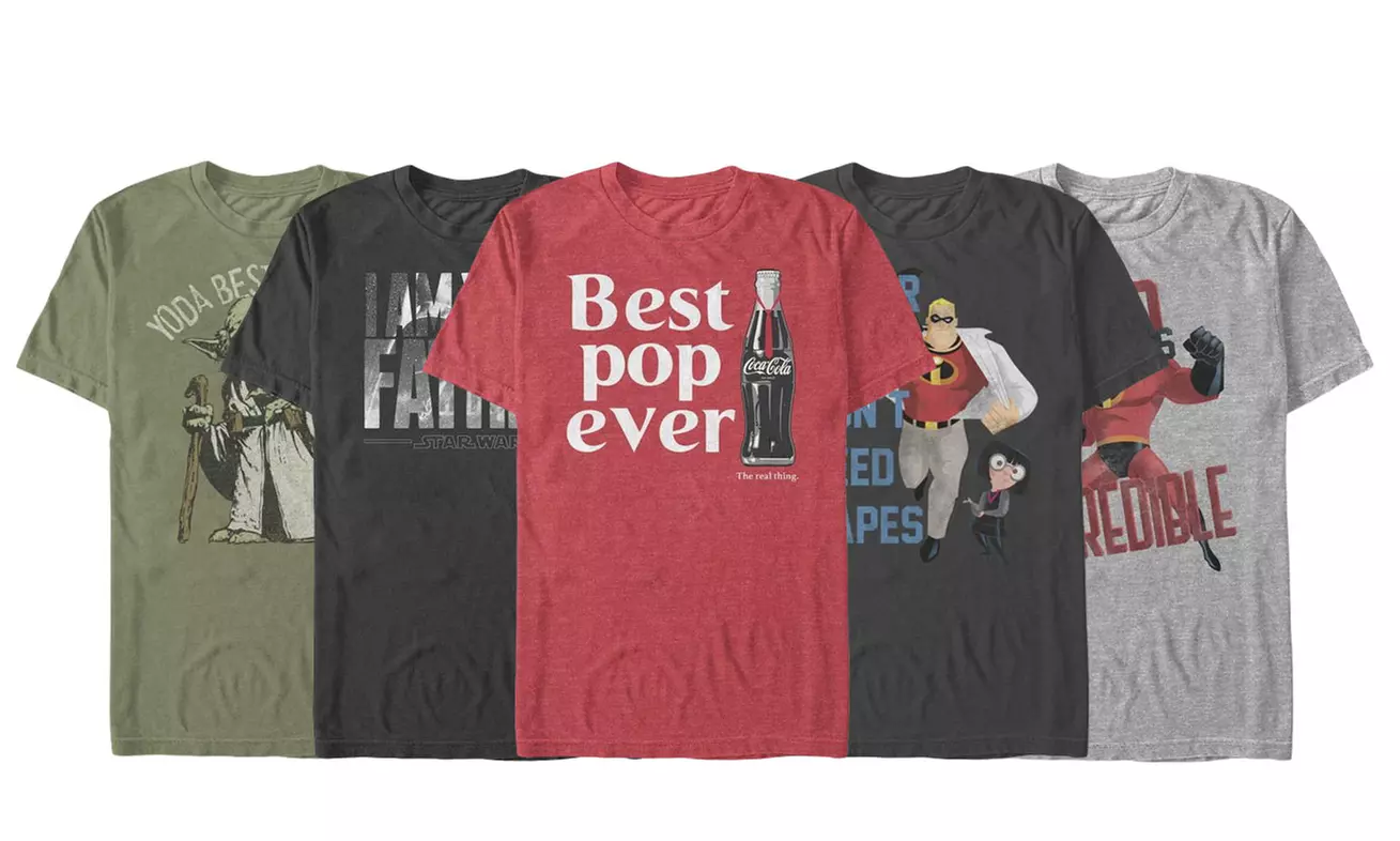 Men's Cool Licensed T-Shirt for Dad (S-5XL) - Primary Image