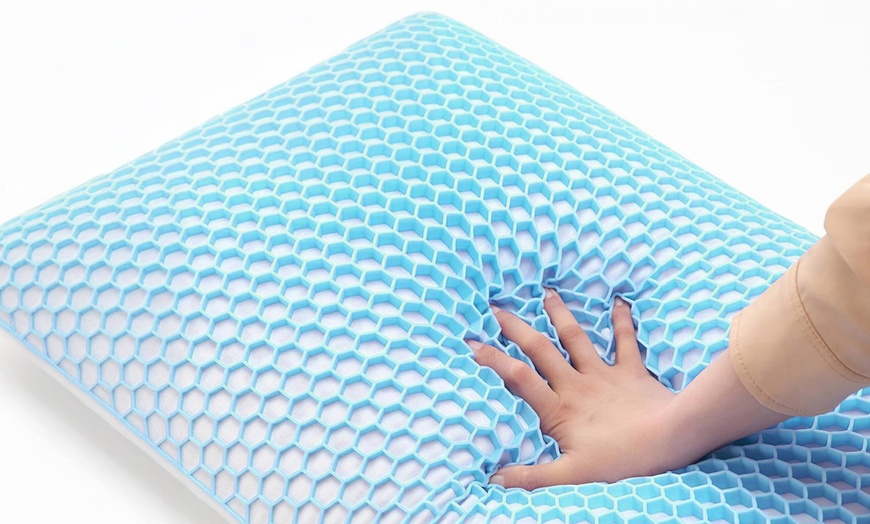 Image 5: Waben- und Memory-Schaum-Kissen, Sampur