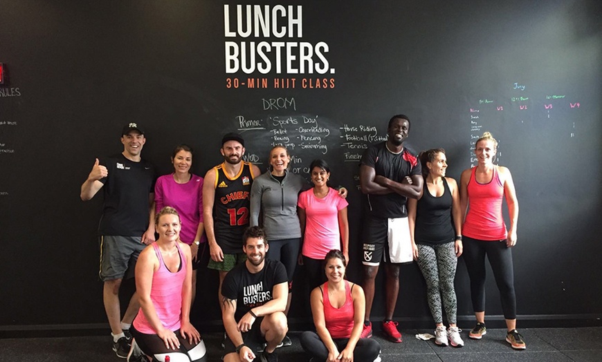 Image 1: Lunch Buster HIIT Class