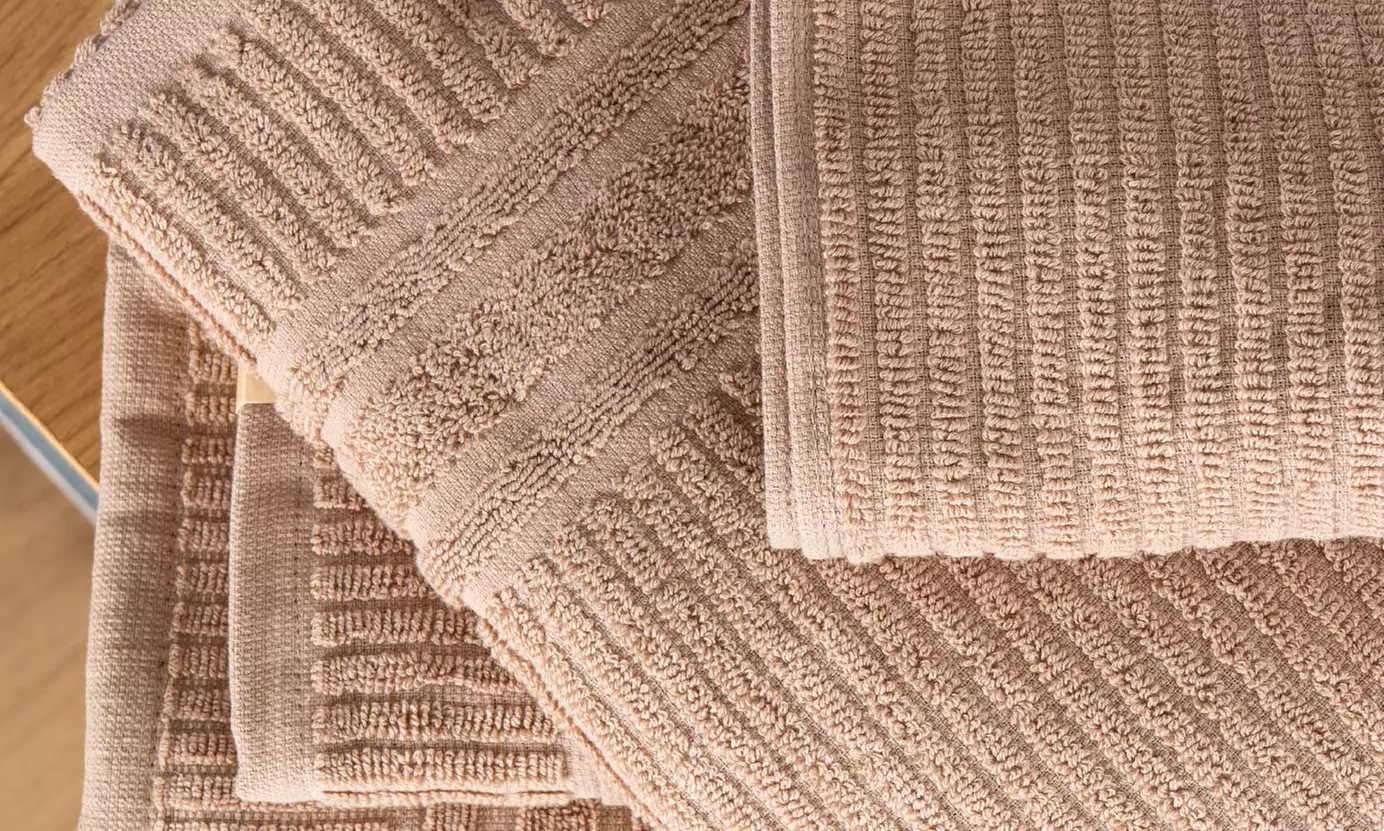 Juego de 5 toallas de 100 % algodón ultrasuave en color liso