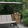 Image 3: Outsunny 3 Seater Garden Swing Seat Bed