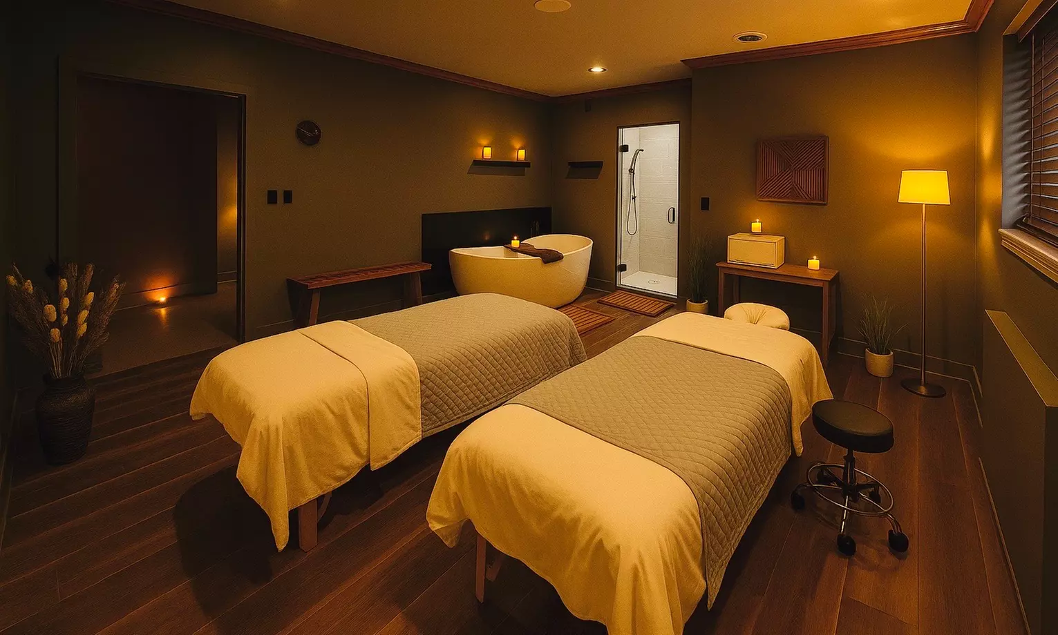 Experience ultimate relaxation with a 60-minute couples massage