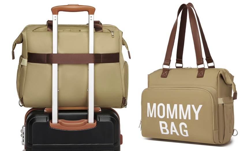 Image 10: Kono Wickeltasche mit Schuhfach und isolierten Taschen