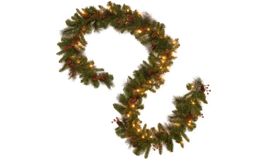 Image 3: Christmas Pine Cone Vine Wreath