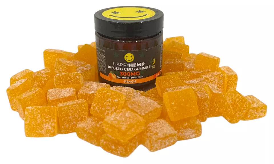 Happy Hemp Infused CBD Gummies for Sleep - Broad Spectrum CBD Gummies