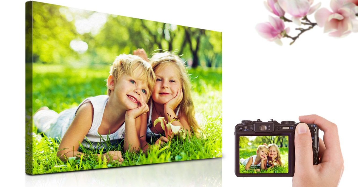 Fotolienzo personalizado con bastidor para colgar en Tenerife