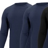Image 12: Tris di maglie termiche da uomo a girocollo o collo alto