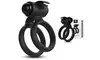Vibrating Penis C-Ring Clit Stimulator Licking Massage Sex Toys