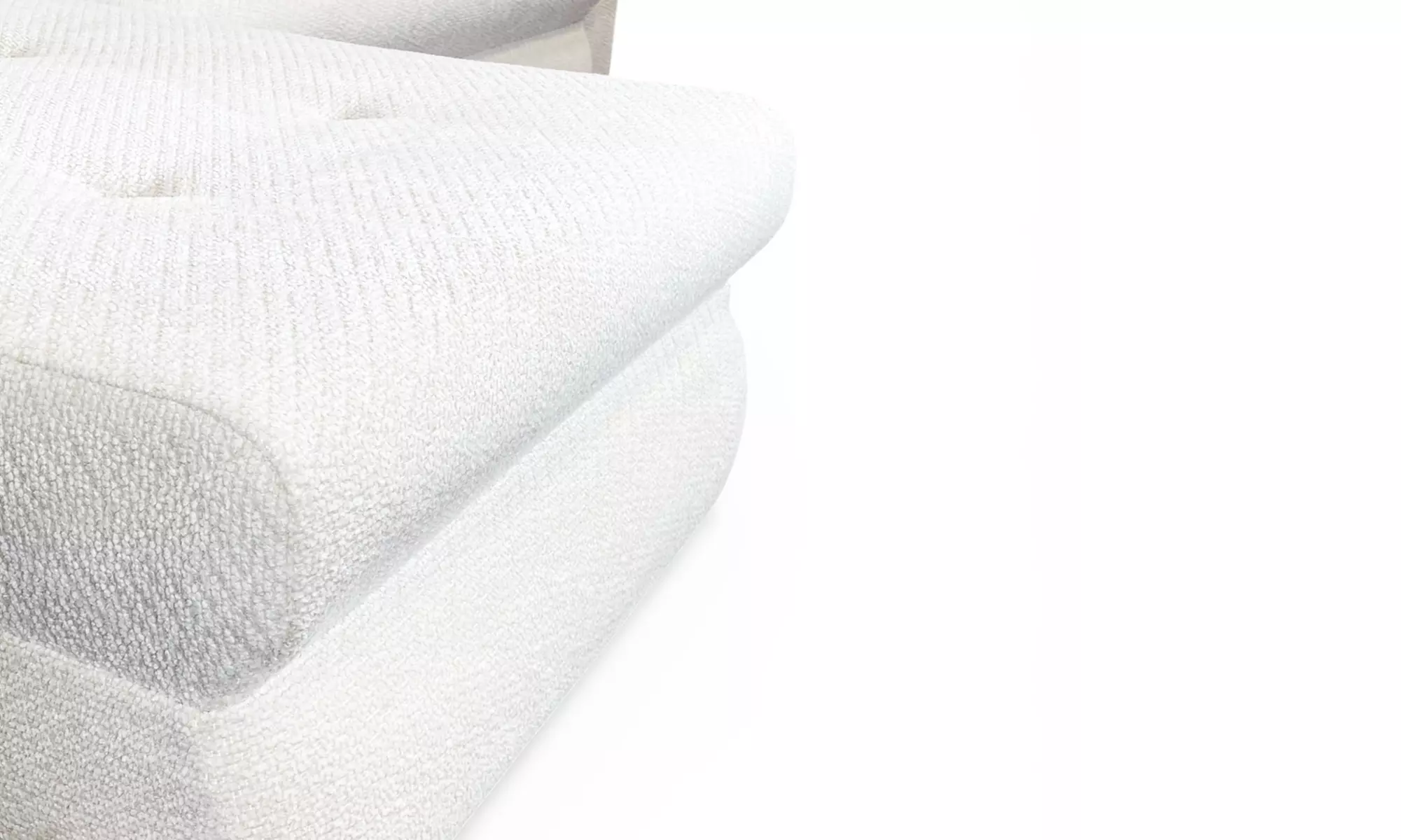 Canapé d'angle convertible "Egon" avec revêtement en tissu