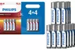3 ou 4 lots de piles Phillips Ultra Alkaline AAA LR03 ou AA LR6 - Image 2