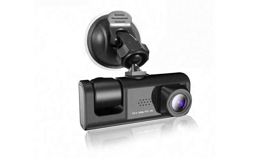 Image 1: Dash Cam avec 3 lentilles et enregistrement vidéo en Full HD 