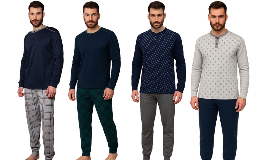 Image 2: Pyrex Herren-Winterpyjama