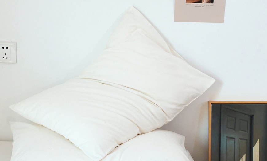Image 52: Pure Cotton 2 Piece Pillowcase Set