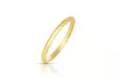 14K Gold Plated Wedding Band Collection in Solid Sterling Silver - Second Medium