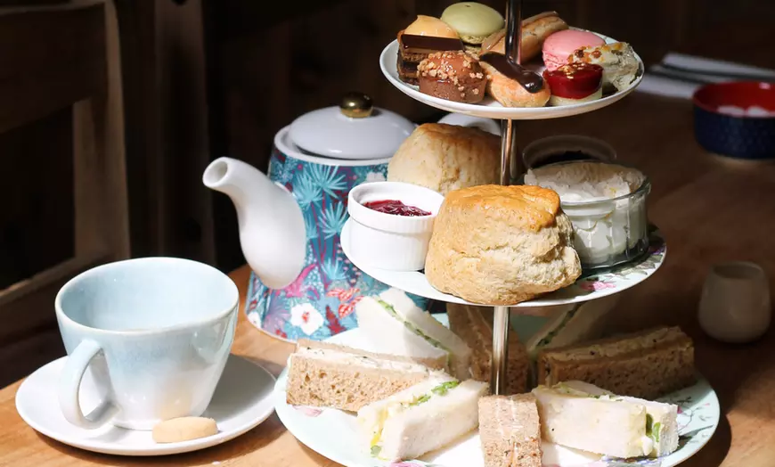 Image 1: Traditional Afternoon Tea for 2, 3, or 4 + Optional Glass of Prosecco