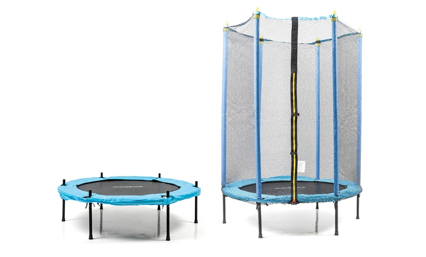 Image 6: Cama elástica para niños con red de seguridad de InnovaGoods