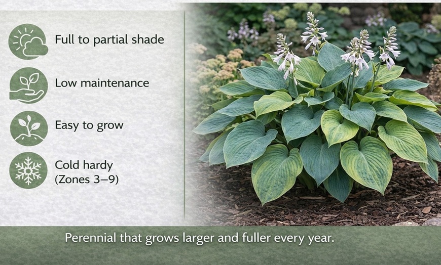 Image 5: Giant Hosta Perennial Bare Root Collection (9 or 18 Pack) – Live Garden Plants + Free Shipping (Up to 29%Off)