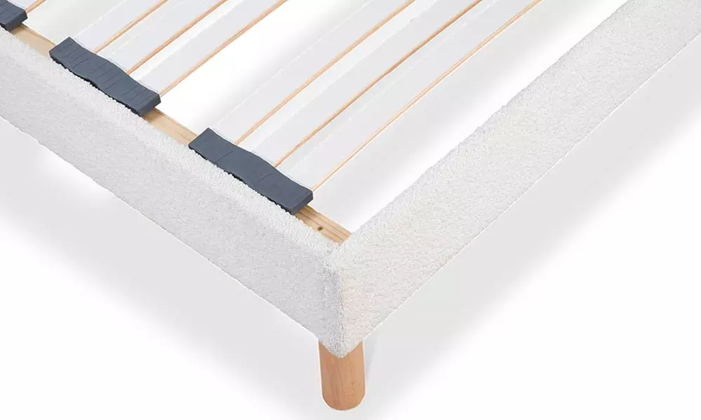 Sommier Bianca en laine bouclée, tehnologie tri-lattes