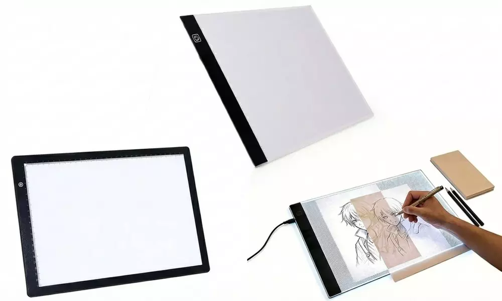 A4 LED Light Box Tracing Pad with Dimmable Brightness