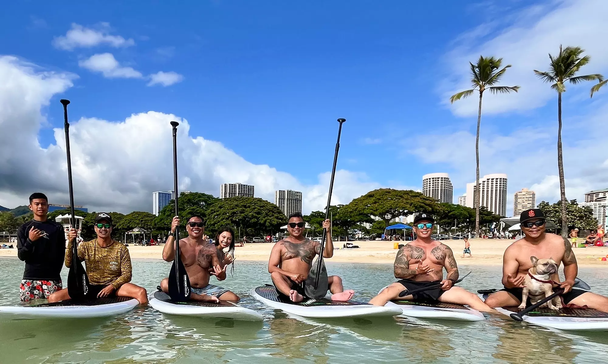 Catch Waves with Guided Group SUP Surf Adventures