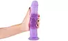 Suction Cup Dildo G-spot Strong Flexible Hands-Free Purple Strap On Compatible