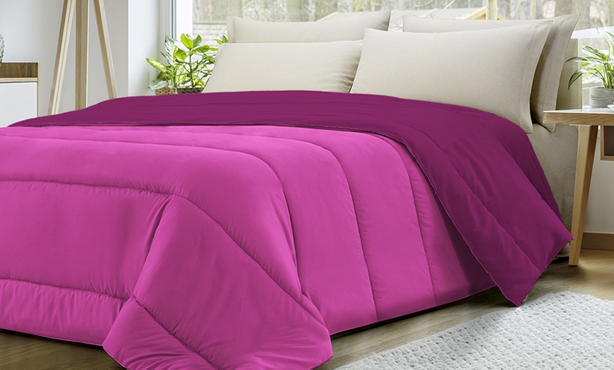 Image 5: Couette d'hiver 350 gr/m2 en microfibre douce made in Italy 