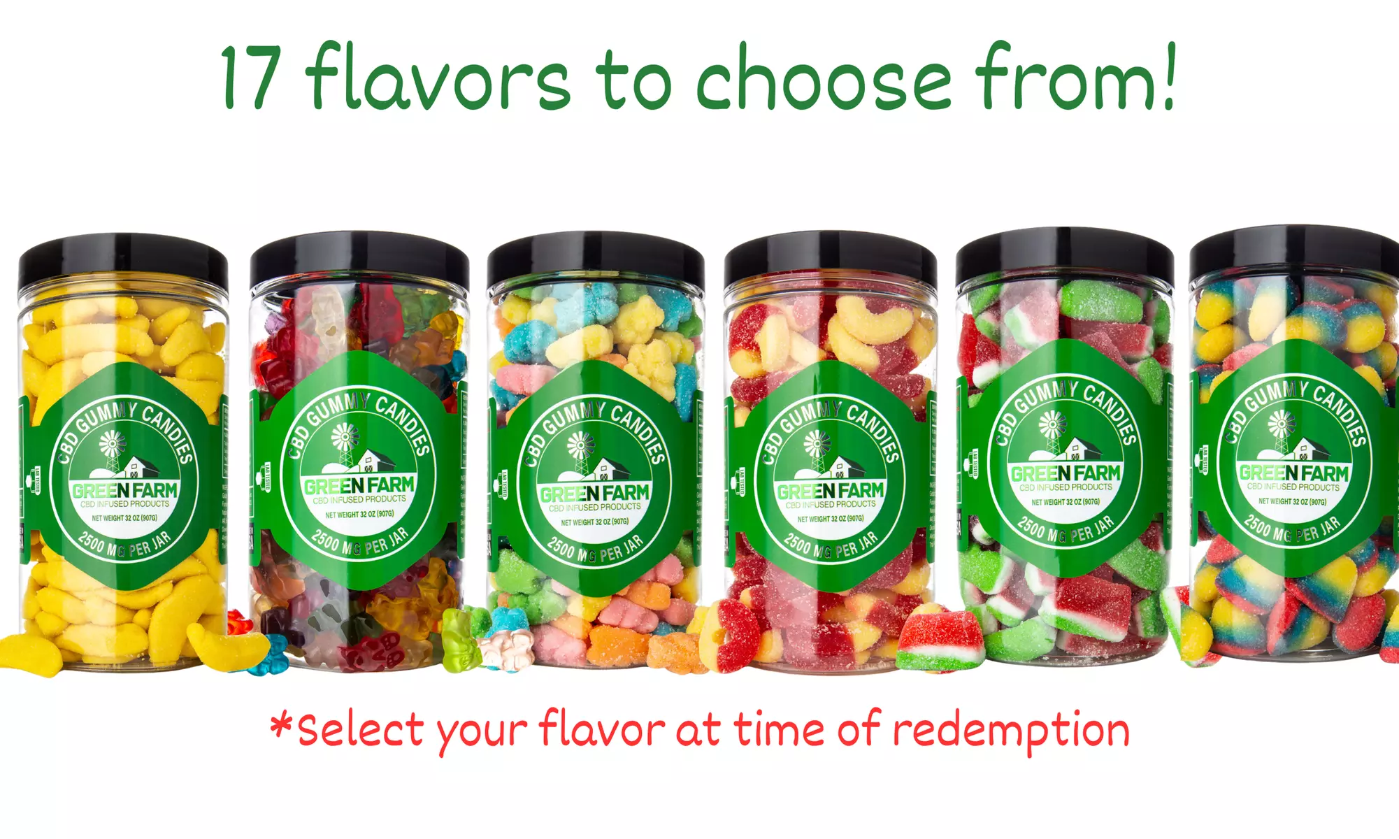 Green Farm Organic CBD Gummies – Potent 500mg–5000mg