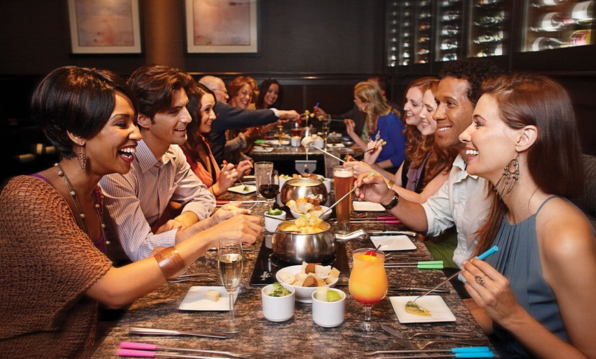 Image 9: 4-Crs Fondue Dinner, Chocolate Fondue or up to $200 at Melting Pot