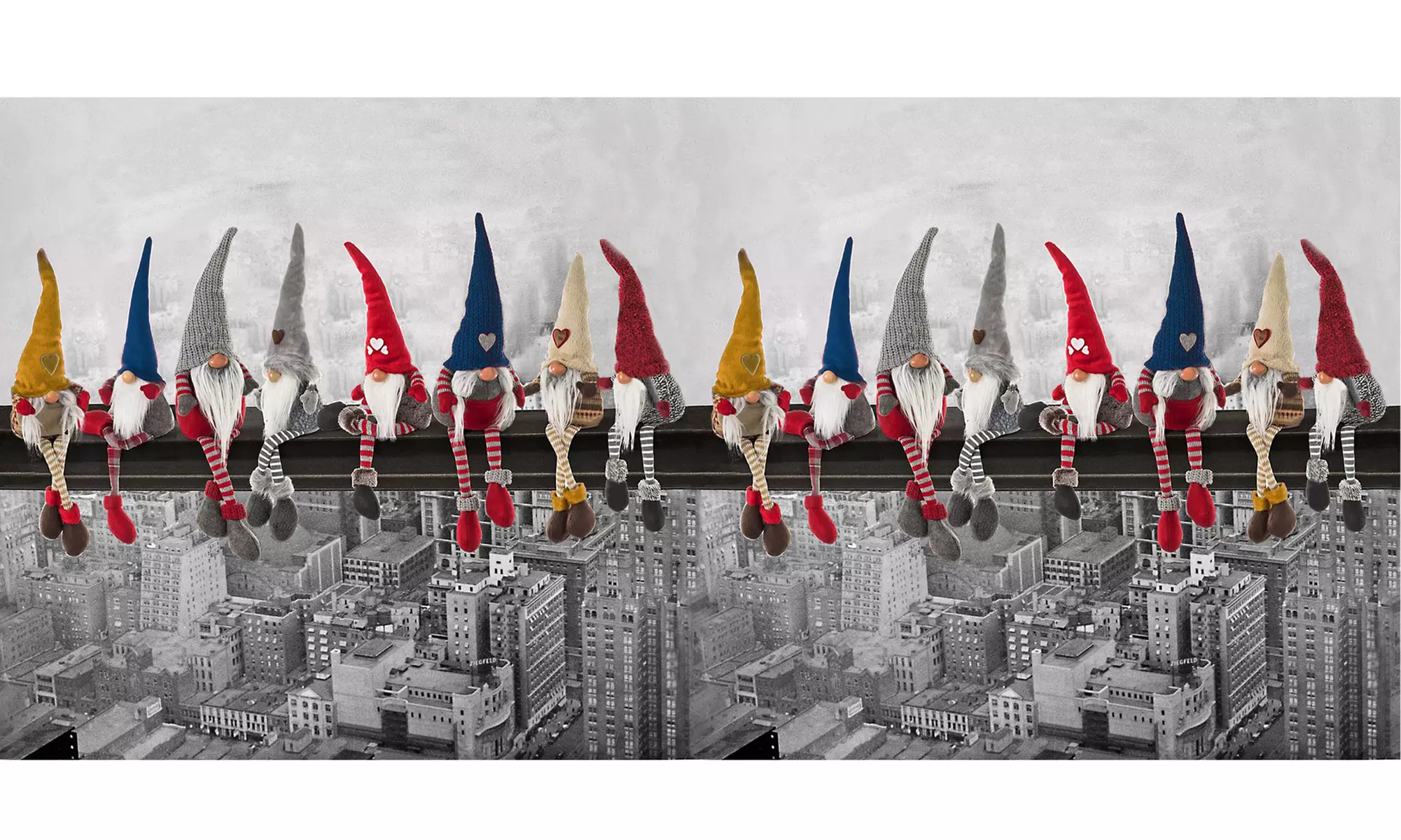 Antislip keukentapijt met kerstpatroon