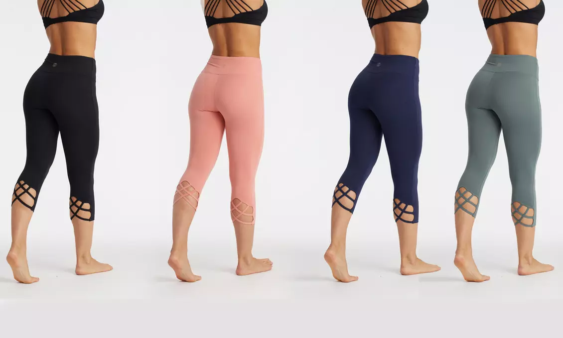 Marika Women's Cut-Back High-Waist Crop Leggings - Primary Image