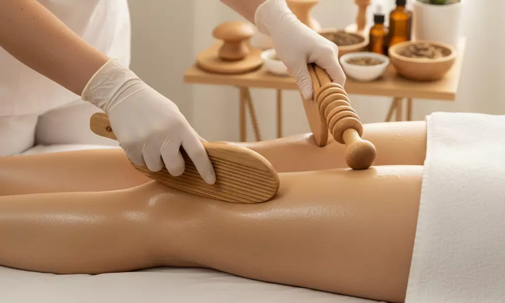 Maderoterapia de 2 o 4 sesiones de 30 minutos