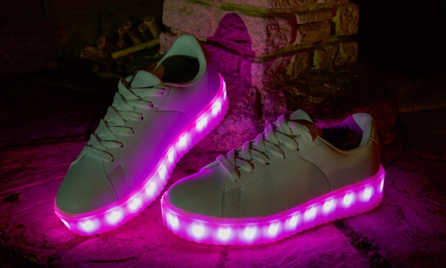 Image 6: Women's Trainers with LED Lights