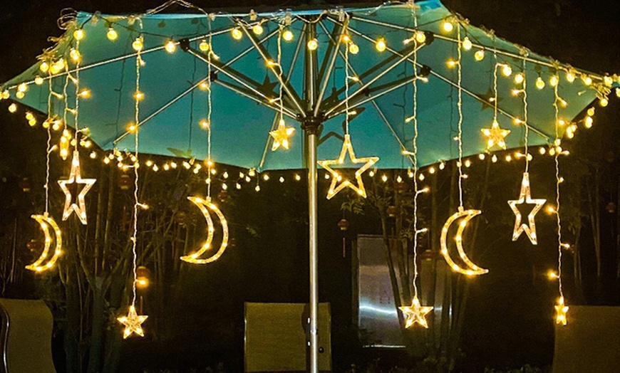 Image 2: Stern- und Mond-Lichterkette