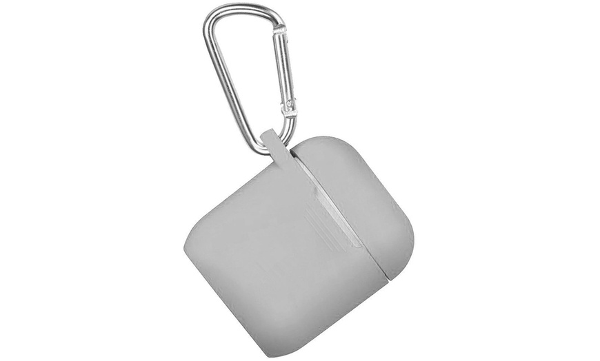 Image 10: AirPods Silicone Case Cover Protective Skin for Apple Airpod Charging Case