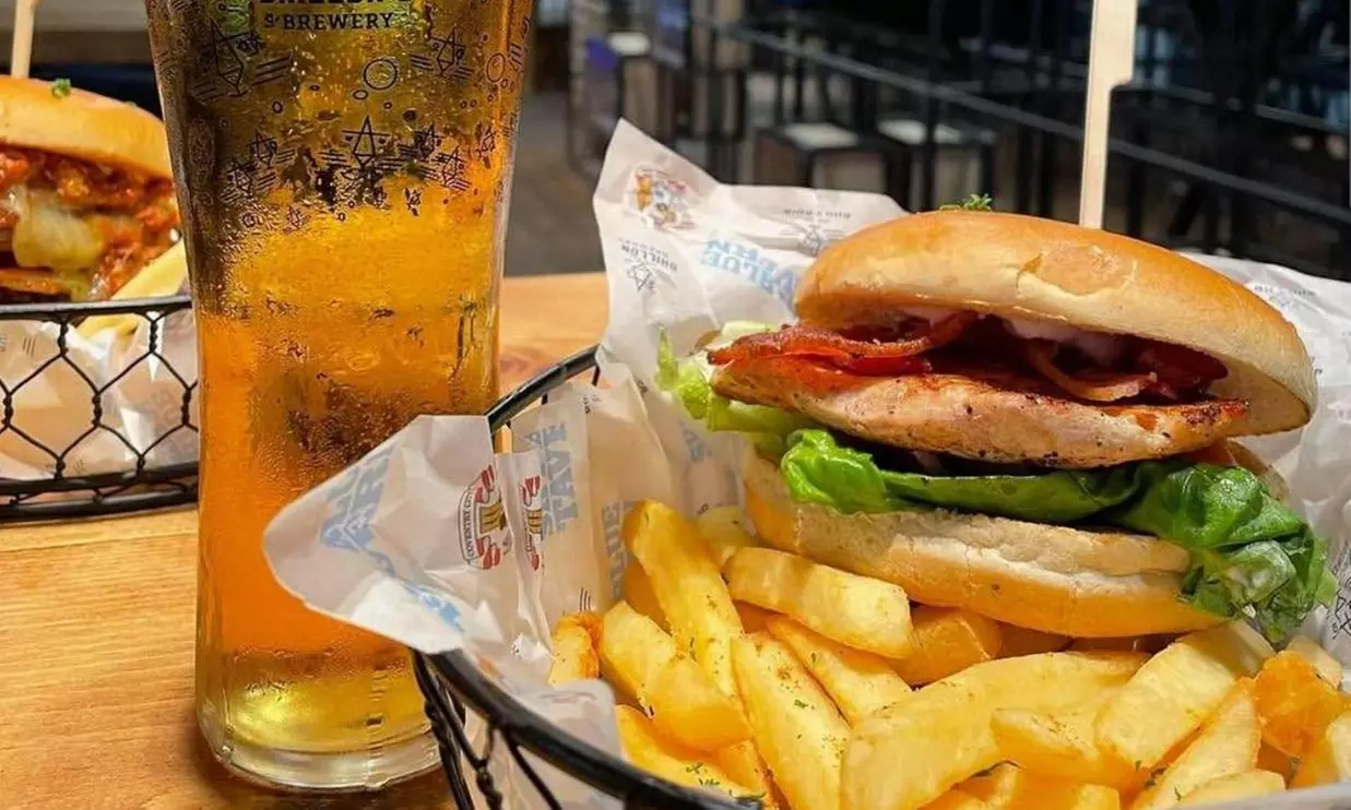 Pub classic with Dessert and Drink at Sky Blue Tavern