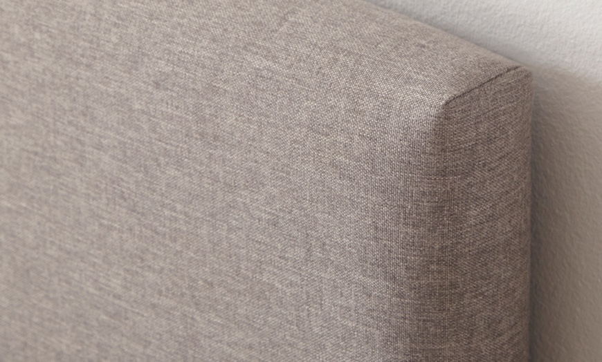 Image 10: DS Living Marcelli Upholstered Bed in Grey 