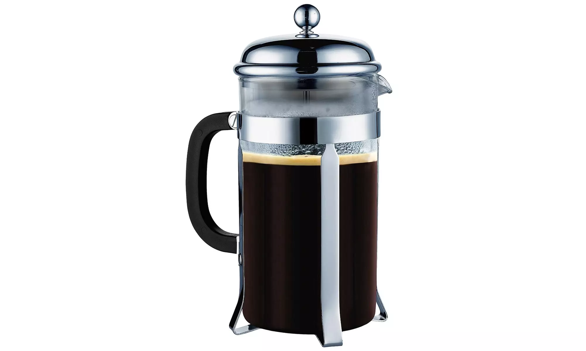 French Press Glass Coffee and Tea Maker - Primary Image