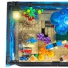 Image 3: LEGO Inspired Fish Tank Building Block Lighting Aquarium Set