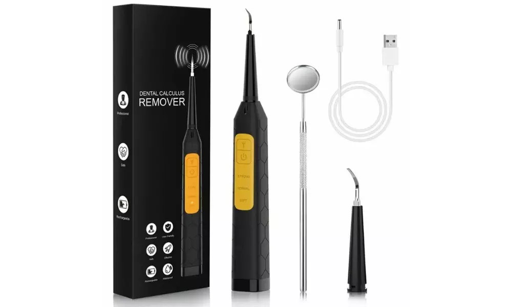 Efficient 3 Modes Electric Dental Plaque Remover Kit x1 or  x2