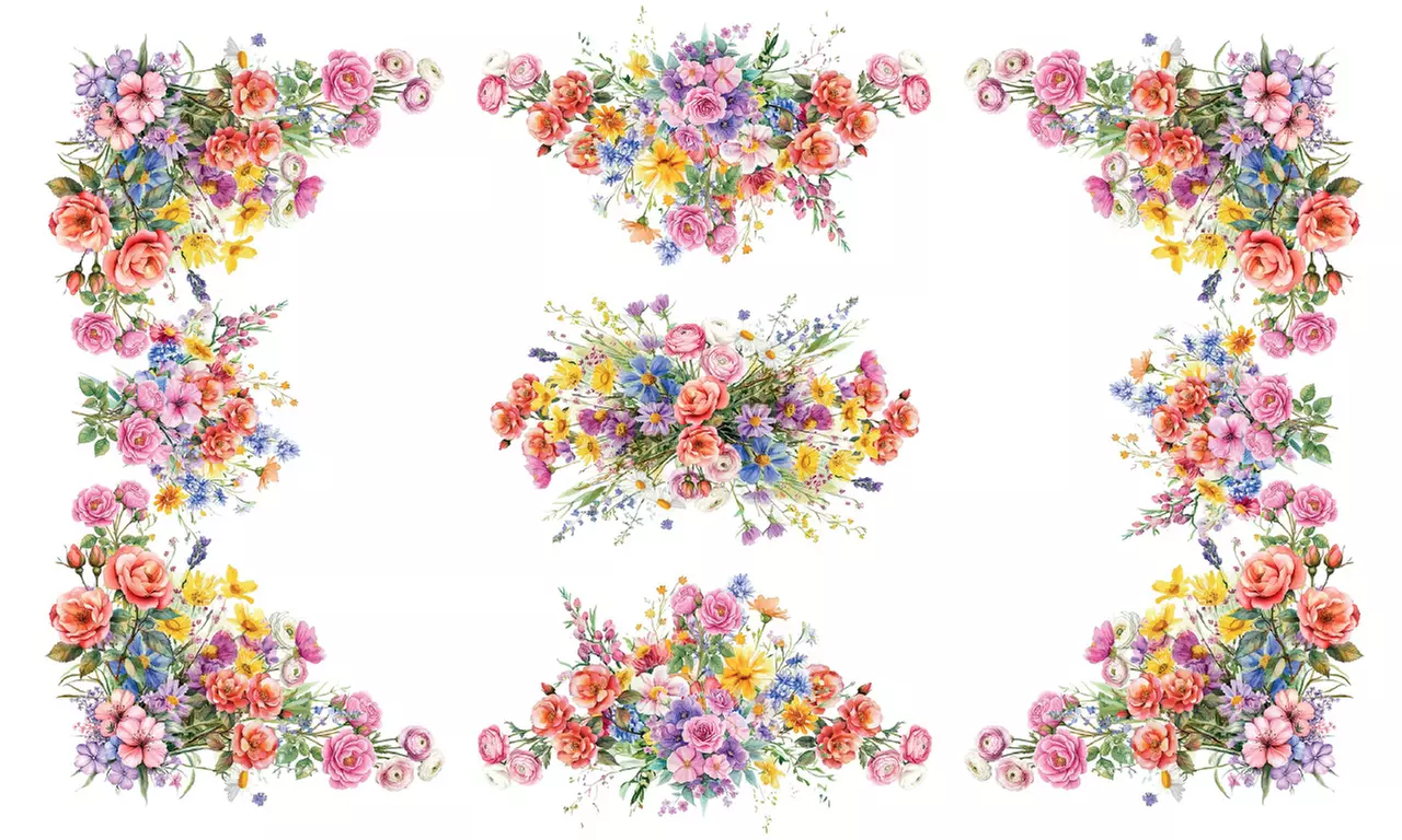 Tovaglia digitale in tessuto Panama