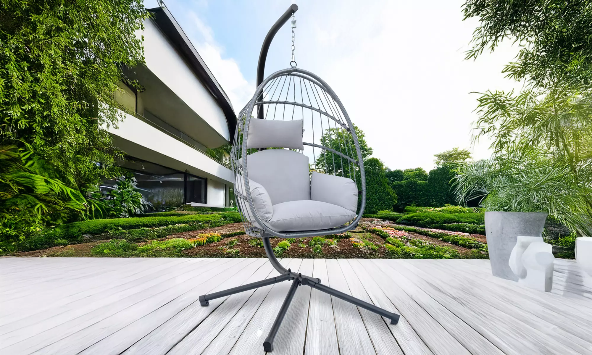 Poltrona a dondolo sospesa