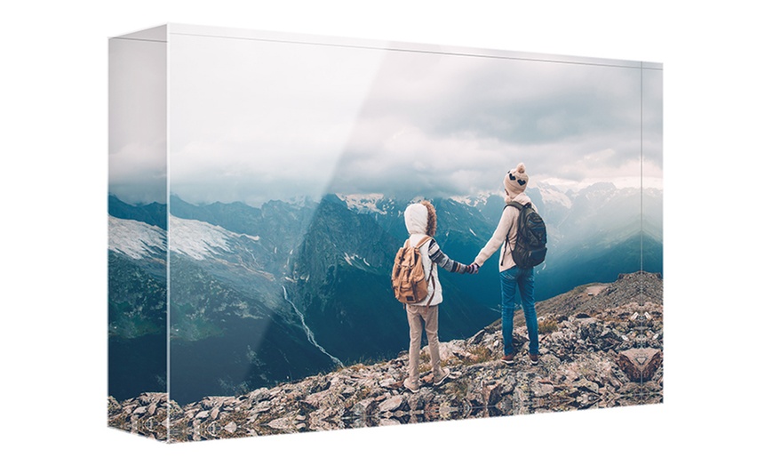 Image 4: Personalised Acrylic Photo Block in 4 Sizes – Stunning 3D Display