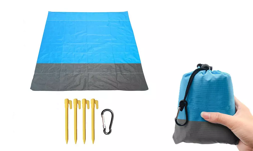 Oversized Lightweight Beach Mat Portable Picnic Blankets Sand Proof Mat