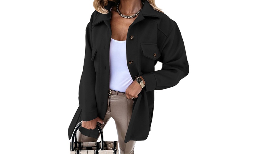 Image 3: Women's Winter Belted Coat