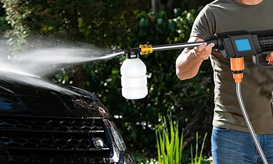 Image 1: Kit de hidrolimpiadora inalámbrica con soplador