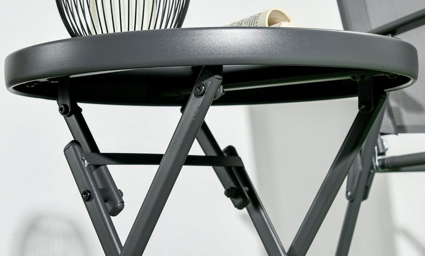 Image 4: Outsunny Garden Side Table