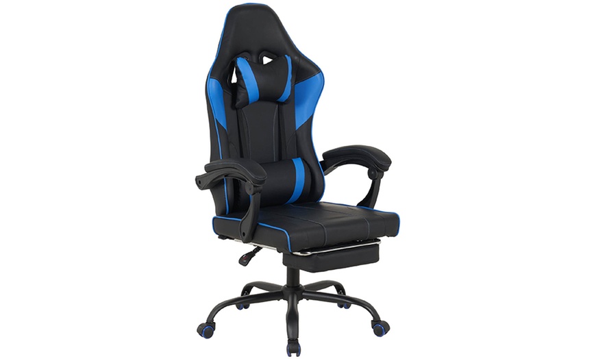 Image 4: Chaise de gaming ergonomique avec fonction massage