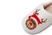 Cute Christmas Slippers for Women Warm Plush House Shoes - Second Medium