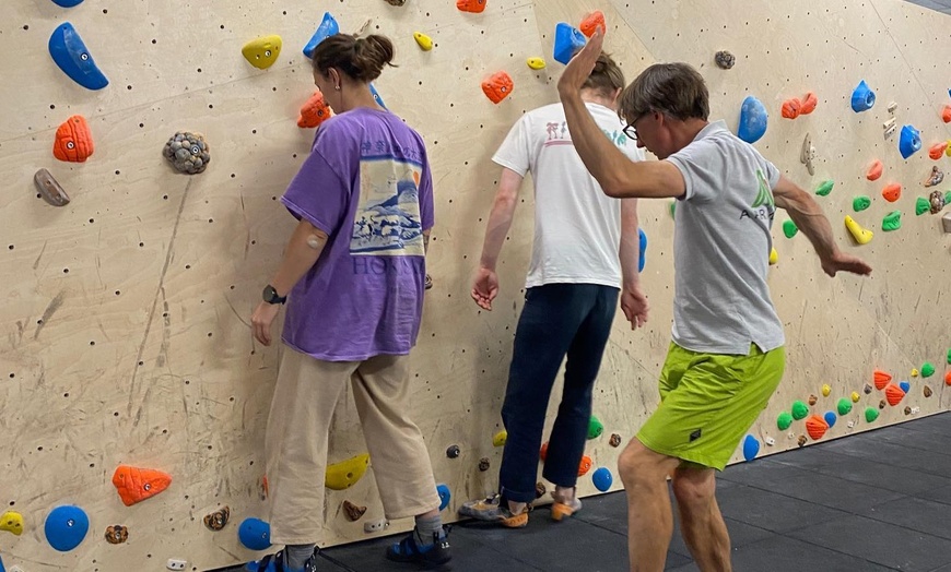 Image 8: Indoor Climbing with Introduction at Rise Climbing