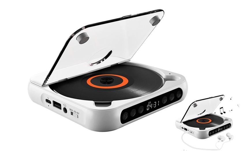 Image 7: Portable Bluetooth CD Player
